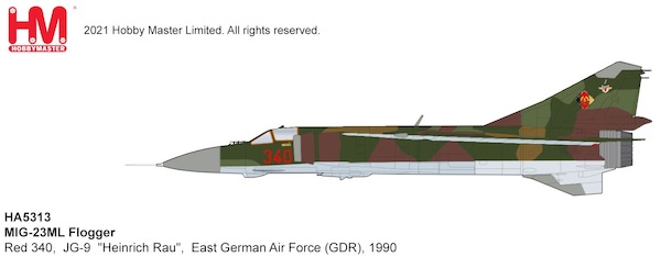 MIG-23ML Flogger Red 340, JG-9