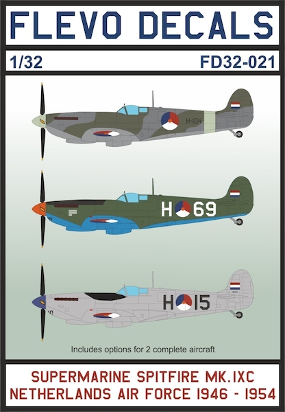 Supermarine Spitfire MKIXc Netherlands Air Force 1948-1954 FD32-021