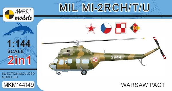 Mil Mi-2RCH/T/U Hoplite  'Warsaw Pact' (2 kits included )  MKM144149