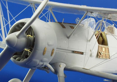Detailset Gloster Gladiator MK1 (Roden) E48-428