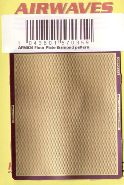 Diamond pattern Floor Plate aem035