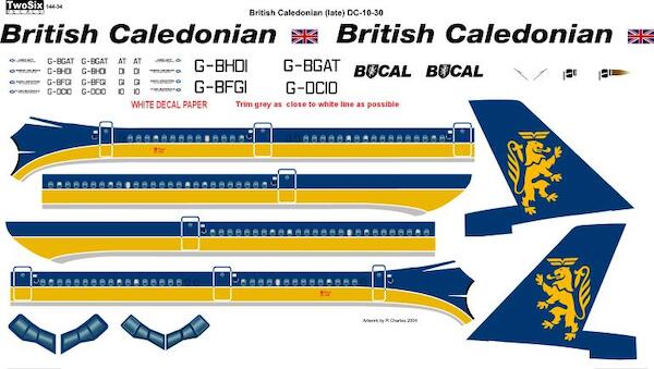 Douglas DC10-30 (British Caledonian - Final Scheme) 144-34