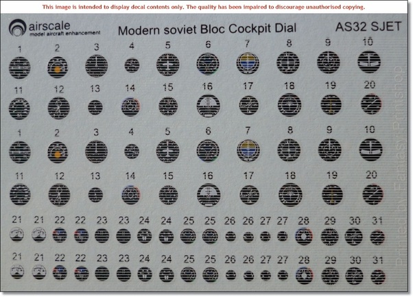Early Soviet Jet Aircraft Instrument Dials AS32sJET