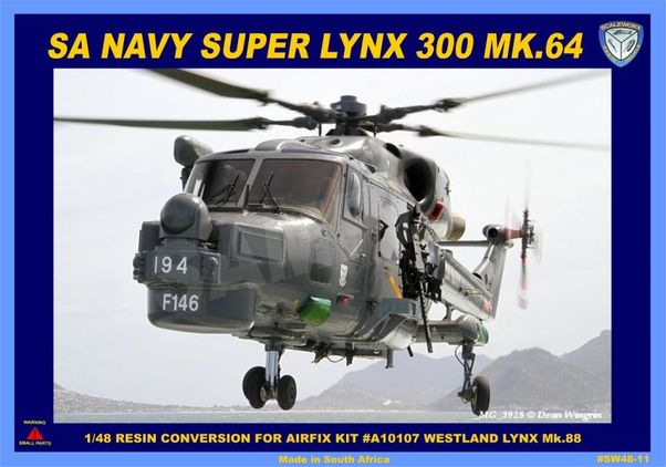 Westland Super Lynx 300 Mk64 (SA Navy) (Airfix) sw48-11