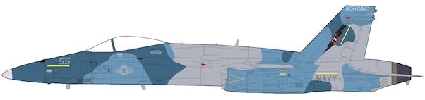 F/A-18A Hornet (US Marines, BuNo 162875, NSAWC 55, 2004-2006) HA3544