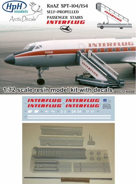 KHAZ SPT-104/154 Self propelled Passenger stairs (HPH kit with interflug Markings) ARC72-K04A