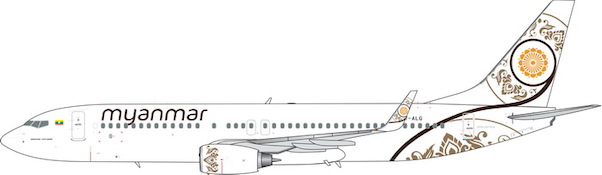 Boeing B737-800 Myanmar National Airlines XY-ALG 11589