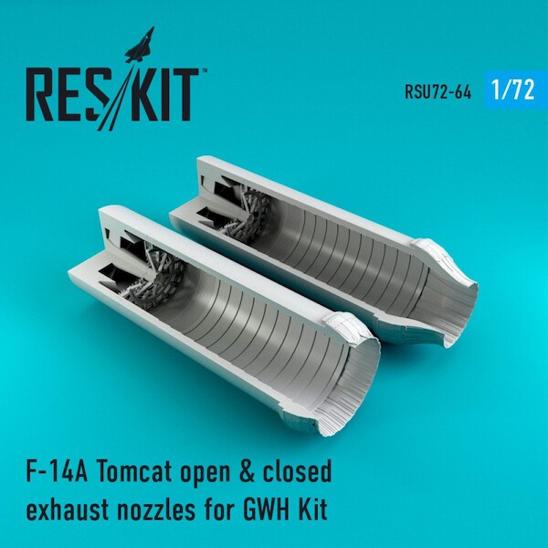 F14A Tomcat Open and Closed Exhaust Nozzles upgrade set (Great Wall) RSU72-0064