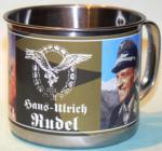 Steel cup with lid Hans-Ulrich Rudel 522