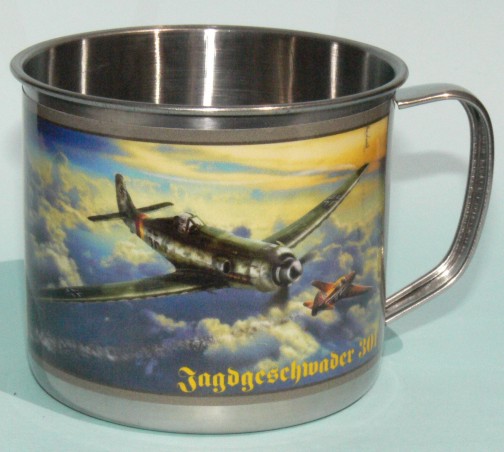 Steel cup with lid Jagdgeschwader 301 TA152 'Last Kill' 541