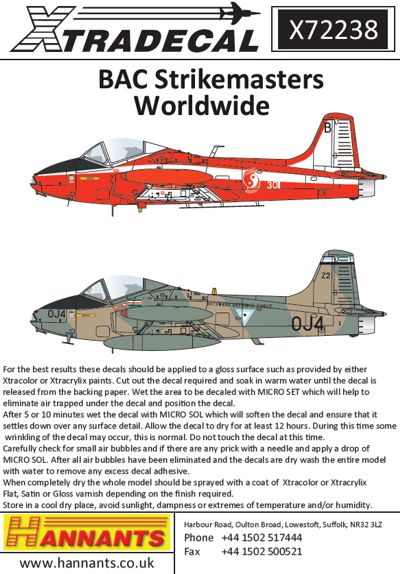 BAC Strikemaster Woldwide X72238