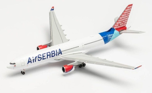 Airbus A330-200 Air Serbia YU-ARA Herpa Wings Club Edition 535397