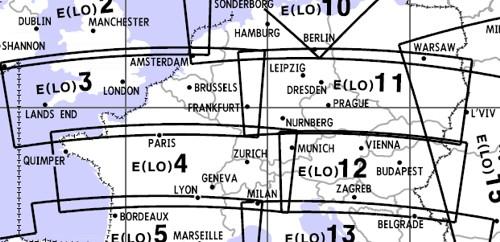 Low Altitude Enroute Chart Europe LO 3/4 (south England, Netherlands, France) ZEUL0341