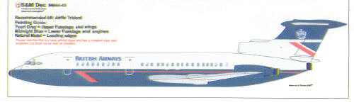 HS121 Trident (British Airways Landor Scheme) sm44-43