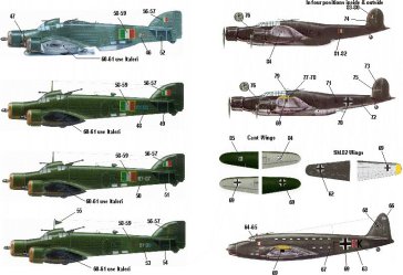 ANR Italian Luftwaffe Fighters, Bombers & Transports IK72003