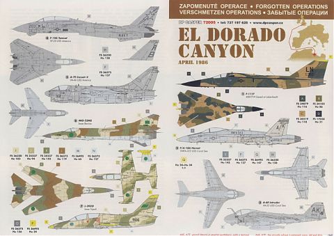 Forgotten Operations - El Dorado Canyon, April 1986 DPC72005