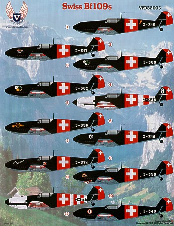 Swiss BF109E/G''s VPD32-005