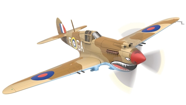 Curtiss Tomahawk IIB, AK402, P/O Neville Duke, RAF No.112 Squadron, Fort Maddelena, November 1941 AA28103