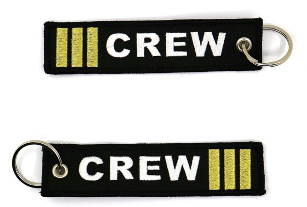 Keyholder with CREW 3-bar (gold) KEY-3BAR