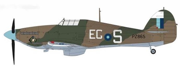 Hawker Hurricane IIc PZ865, BBMF, 2016 HA8651