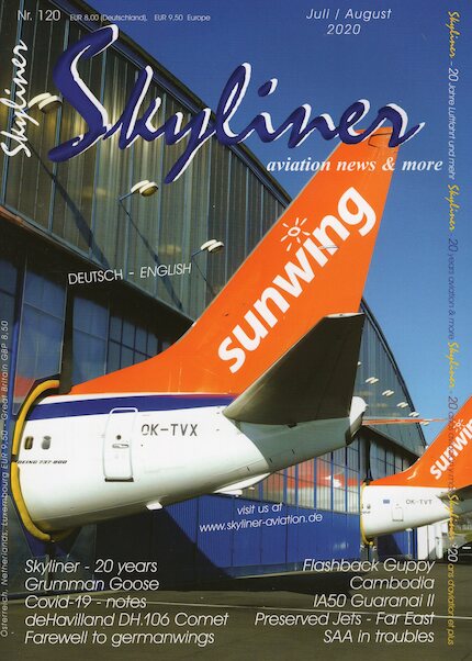 Skyliner, Aviation News & More Nr. 120 Juli/August 2020 SKYLINER 120