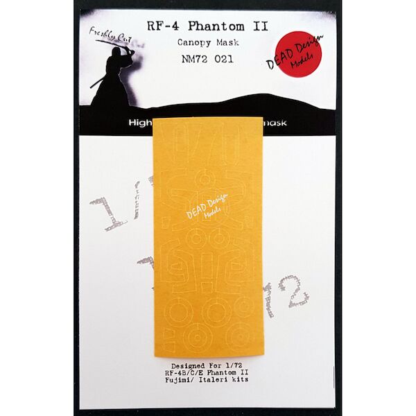 F4 Phantom Canopy mask (Fujimi/Italeri F4B, RF4B/C/E) NM72021