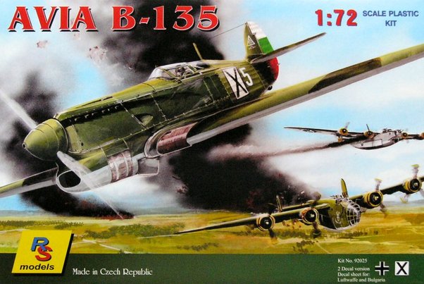 Avia B135 (Bulgarian AF, Luftwaffe) RS92025