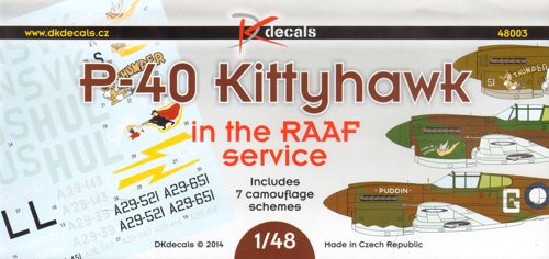 P40 Kittyhawk in RAAF Service DK48003