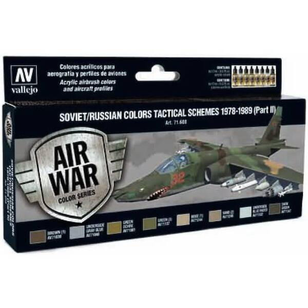 Vallejo Model Color Air Acrylic paint set Soviet/Russian tactical Schemes 1960-1990 Part2 71608