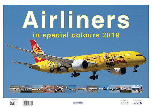 Airliners in Special Colours 2019 Calender 97892567167..
