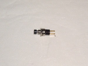 Opencockpits round push button black 4TS10