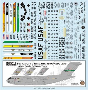 C17 Globemaster (West Units McChord AFB, March AFB, Travis AFB, Altus AFB) 72-C17-2