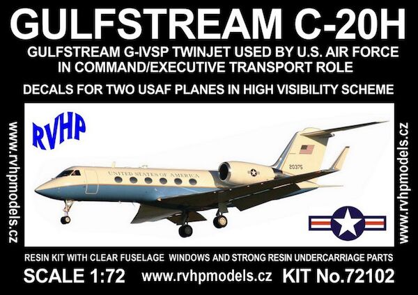 Gulfstream C-20H (2x Hi-vis USAF) RVH72102
