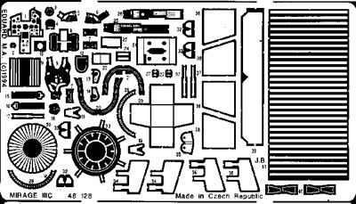 Detailset AMD Mirage IIIC E48-128