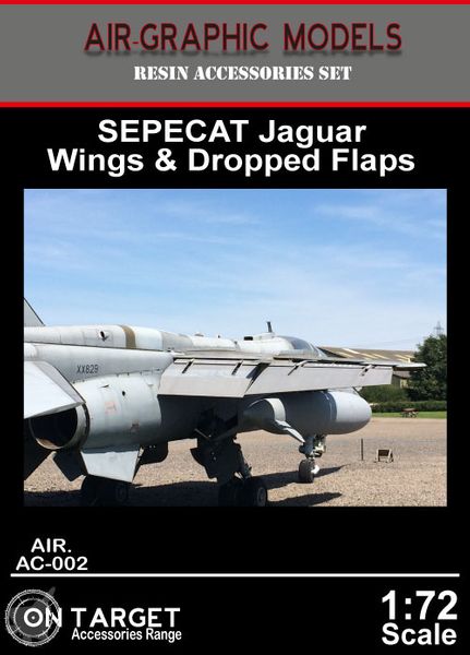Airwaves 72069 1/72 Resin Sepecat Jaguar wings with open slats HASEGAWA