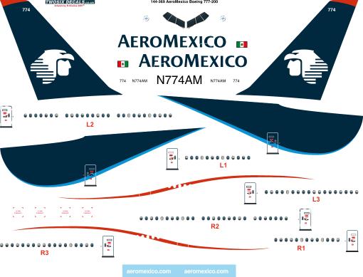 Boeing 777-200 (AeroMexico) 144-369