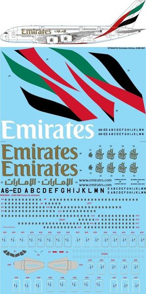 Airbus A380 (Emirates) sts44216