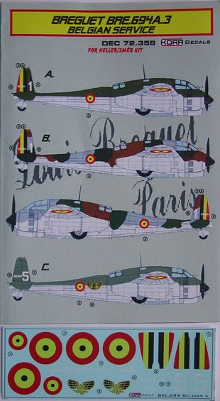 Breguet Bre694A.3 in Belgian Service KDEC72358
