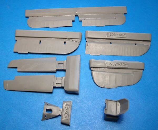 Focke Wulf FW190A-5/8 Control Surfaces (Hasegawa) VDS48051