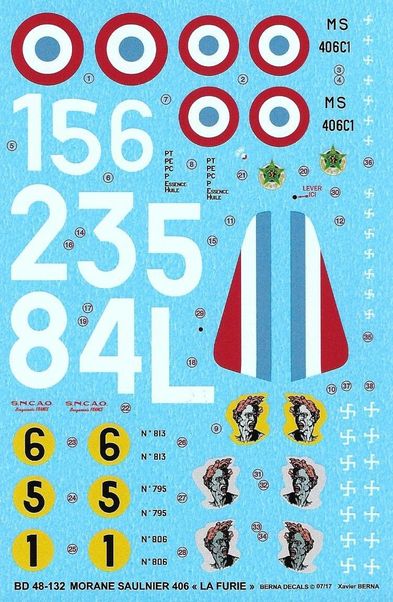 Morane-Saulnier MS406 (GC III/7 French AF) BD48-132