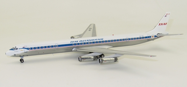 DC8-63 (Thai Airways International) HS-TGZ with stand IFDC8630918