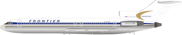 B727-200 (Frontier Airlines) N7278F With Stand IF722F90119P