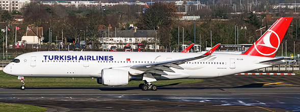 Airbus A350-900 Turkish Airlines TC-LGA With Antenna EW4359006