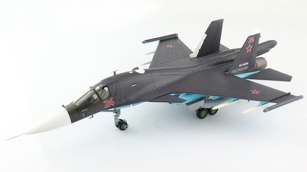 Sukhoi SU34 Fullback Fighter Bomber Red 24, Russian Air Force, Syria, 2015 HA6306
