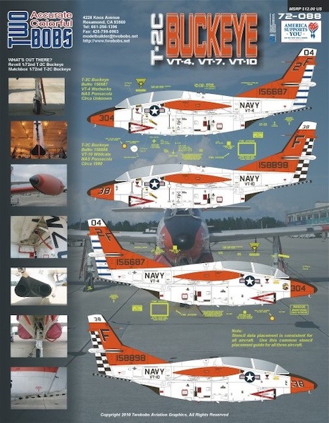 T2C Buckeye (VT4, VT7, VT10, US Navy) TB72-088