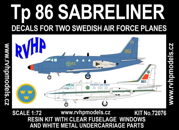 Tp86 Sabreliner (Swedish AF) RVH72076