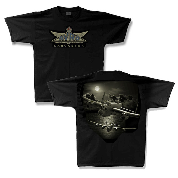 Avro Lancaster Adult T-Shirt: 25th anniversary Skywear edition