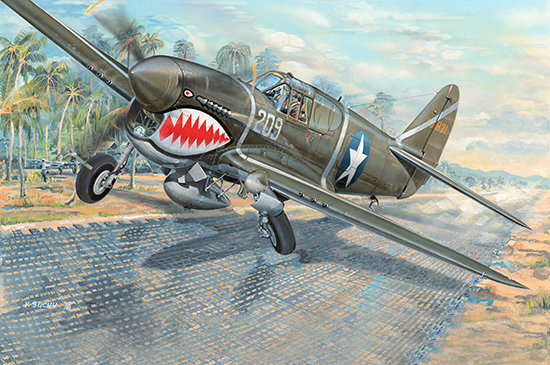 Curtiss P40F Warhawk TR03227