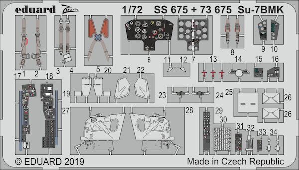 Detailset Suchoi Su7BMK Fitter (Modelvit) SS675