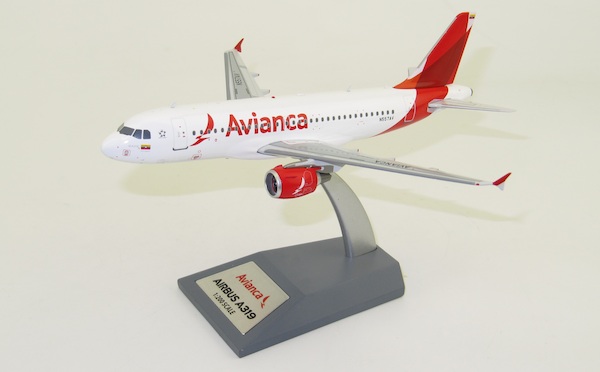 Airbus A319 Avianca N557av With Stand Aviationmegastore Com